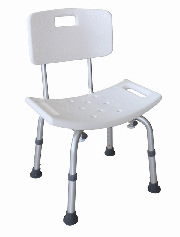 Aluminium Shower Chair with Backrest