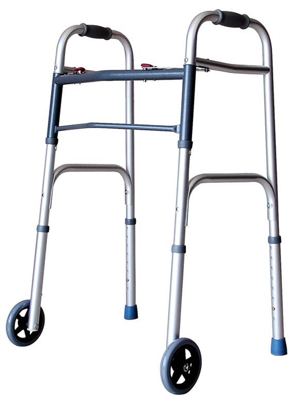 Folding Lightweight Walking Frame with Front Castors